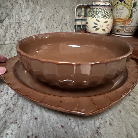 Sango “Society Brown” Serveware Set - Picture 7 of 8